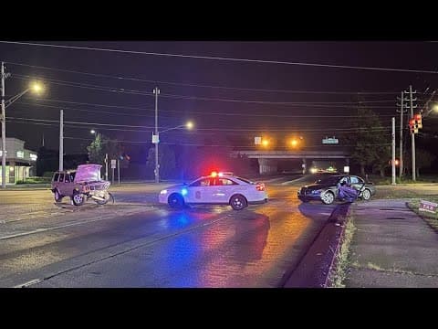 IMPD: Driver killed in 2-car crash on Indy's northwest side