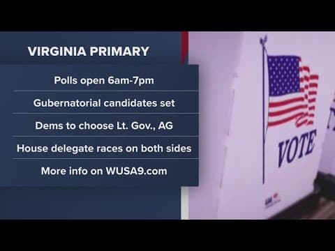 Virginia primaries Tuesday for Democratic attorney general, lieutenant governor candidates