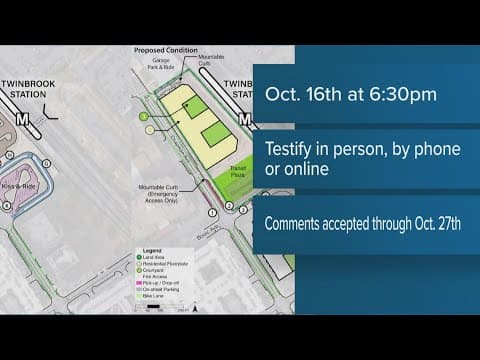 Proposed changes to Twinbrook Metro Station