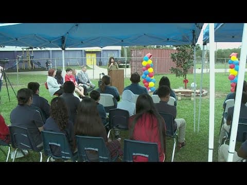 Tree planted in honor of Javier Flores