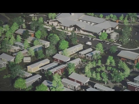 Groundbreaking for a new tiny home community for North Texas people experiencing homelessness