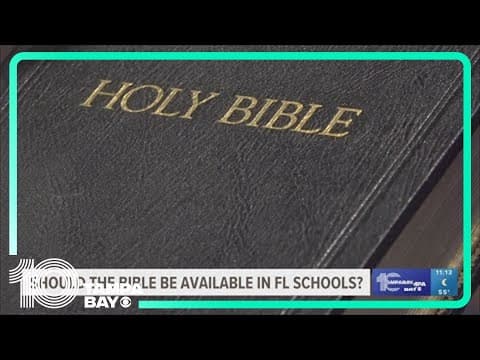 Bible ban? Florida lawmakers respond to calls to have Bible removed from schools
