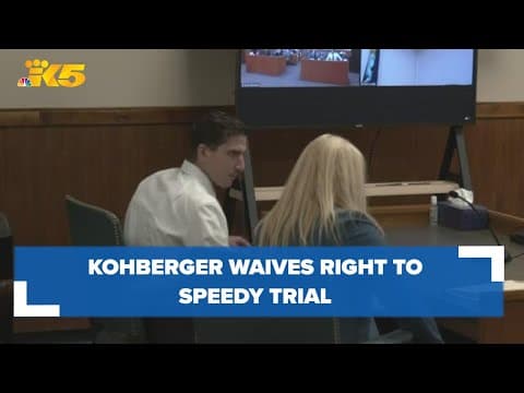 Bryan Kohberger waives right to a speedy trial
