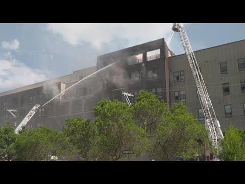 More than 100 Firefighters tackle 5-alarm blaze at apartment complex