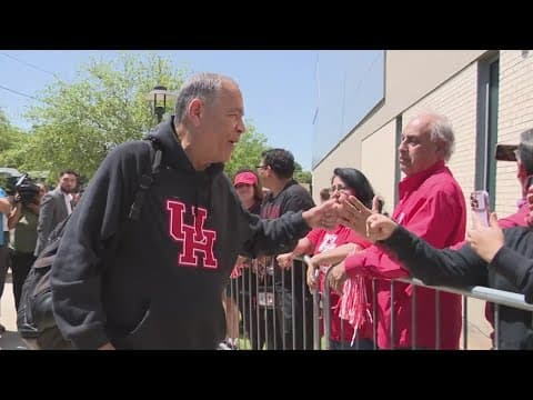 Houston Cougars welcomed home after March Madness run ends with championship loss