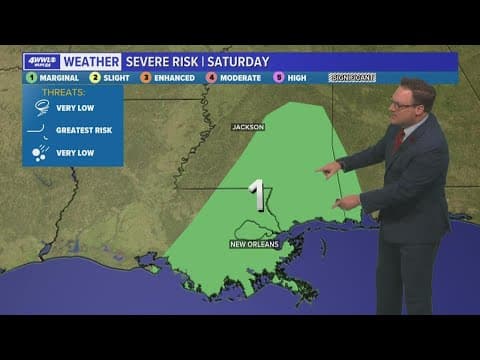 Weekend forecast | Morning storms Saturday