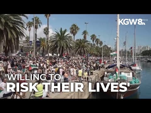 Portlander joins flotilla with Greta Thunberg to deliver aid to Gaza; mom shares pride, concern