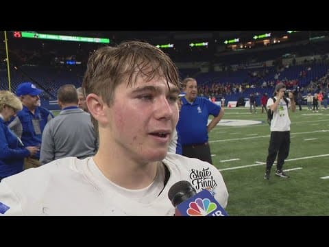 Riley Kinnett battles through broken wrist to lead Chatard to 3A state title