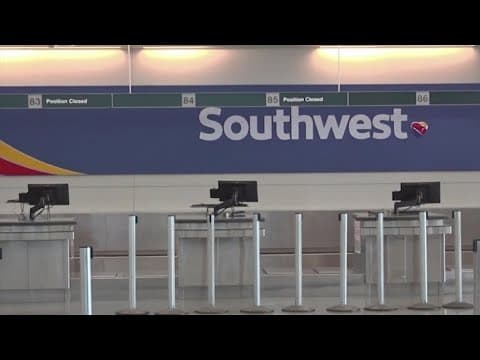 Southwest Airlines to stop flying to Houston's IAH, 3 other airports after reporting losses