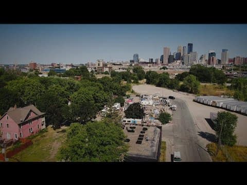 Minneapolis police clear near northside homeless encampment
