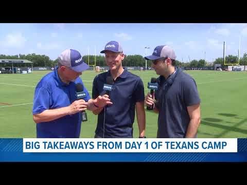 Houston Texans training camp Day 1 takeaways