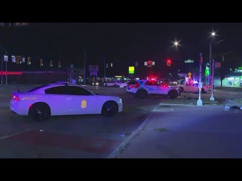 Pedestrian critically wounded in crash on Indy's near south side