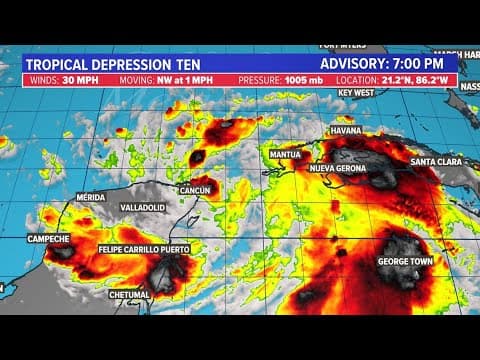 Tropical update: Hurricane forecast to hit Florida this week
