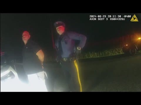 New video shows arrest of the driver accused of hitting, killing Gaudreau brothers