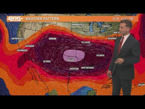 New Orleans Weather: Heat Advisory Monday with a few popup storms