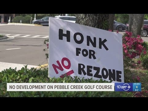 Plans to rezone old Pebble Creek Golf Course for residential use denied