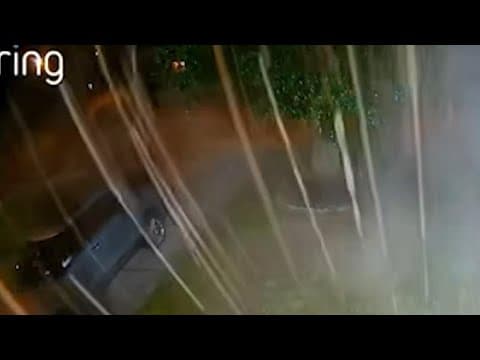 Surveillance video shows gunman firing barrage of bullets into Houston-area home while family slept