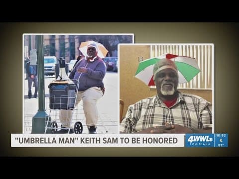 'Umbrella Man' Keith Sam to be honored by New Orleans City Council