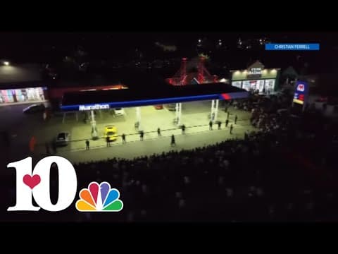 Pigeon Forge PD, other agencies, show up after crowd gathers near Jimmy's Market after Slammed Enuff