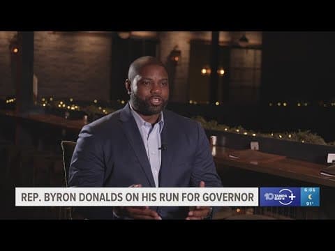 Rep. Byron Donalds talks bid for Florida governor