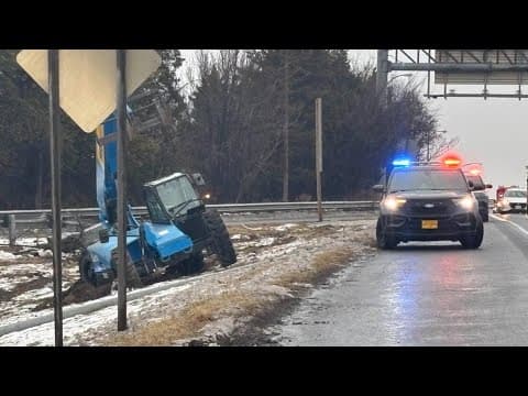Forklift crash scene in Prince George's County
