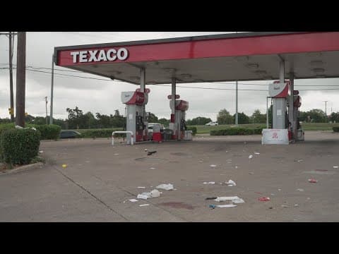 5 shot and officer injured outside of Dallas gas station, police searching for 3 suspects