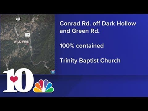 Crews contain 80-acre wildfire in Cocke County