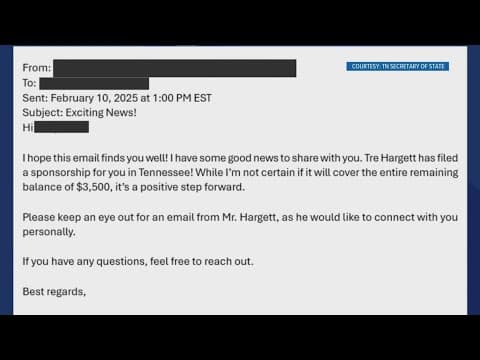 TN Secretary of State warns about new email spoofing scam