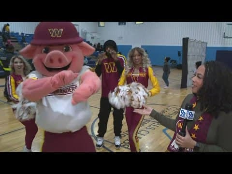 Boys and Girls Club hosts Commanders Pep Rally ahead of NFC Championship game