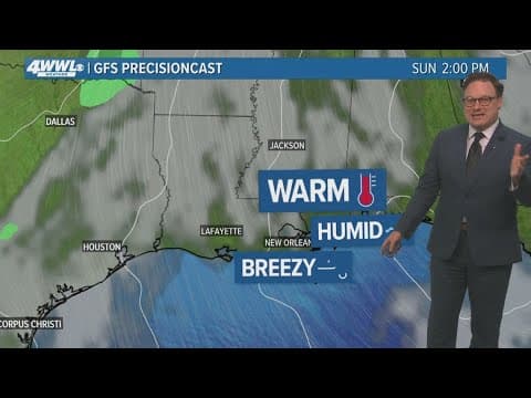 Weather: Warm, humid and breezy rest of the week
