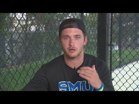 SMU quarterback Preston Stone holds free camp for North Texas athletes
