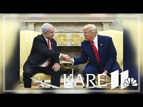 Netanyahu met with Trump at the White House