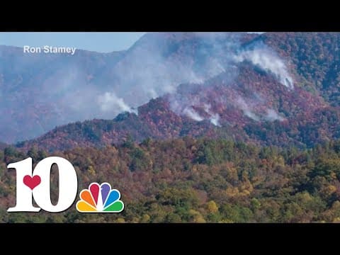 Wildfire in Western North Carolina, near TN border, expands to 90 acres