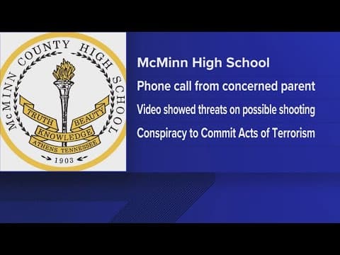 2 McMinn County students charged after parent finds video implying school shooting,