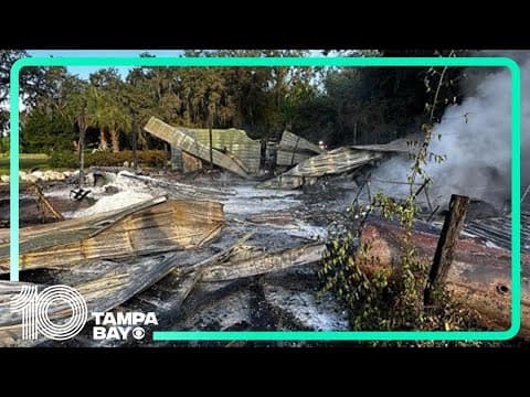 Barn and home in Hernando County destroyed by fire started from E-bike, crews say