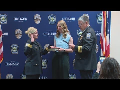 Hilliard swore in new deputy police chief