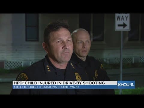 HPD: 2-year-old shot in drive-by shooting in Houston's Fourth Ward