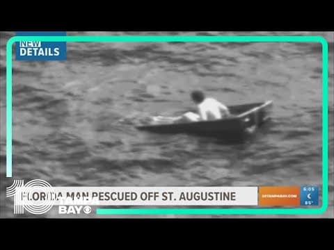 Coast Guard finds man who was stranded for 2 days in small boat off coast of Florida
