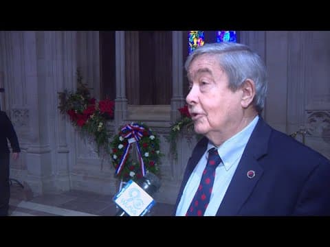 National Cathedral holds ceremony for President Woodrow Wilson's 168th birthday