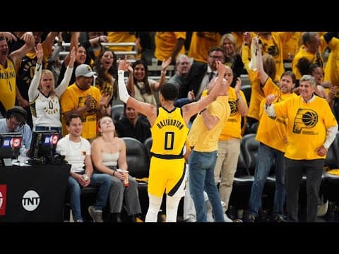 Pacers players address media before Game 1 of NBA Finals