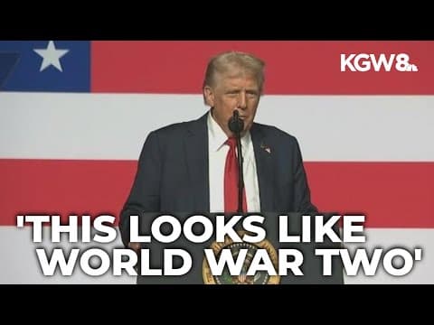 Trump said he wants to use Democrat-led cities as 'training grounds' for military