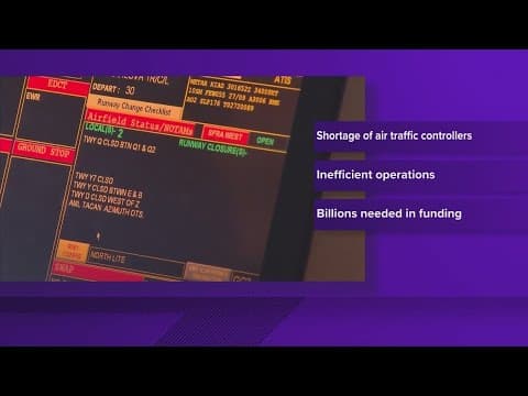 Major U.S. airline leaders asking Congress to take action to fix air traffic control system