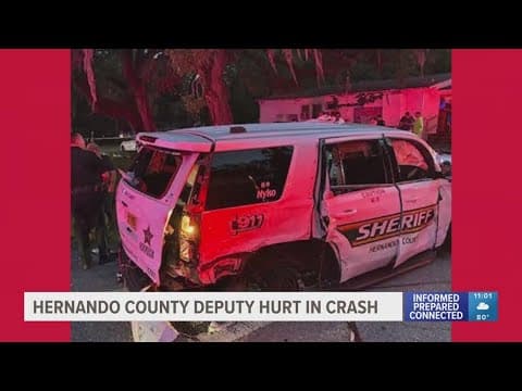 HCSO investigating crash involving K-9 deputy in Brooksville area