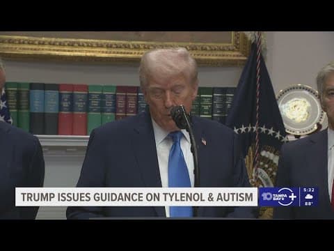Trump promotes unproven ties between Tylenol, vaccines and autism without new evidence
