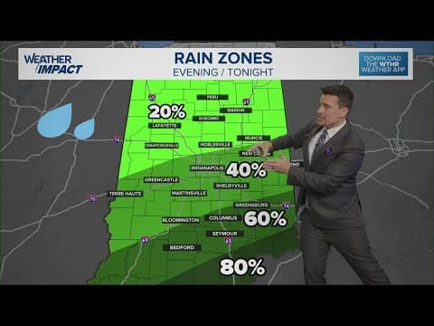 Tracking more rain showers at times Wednesday across Indiana | Rain zones today