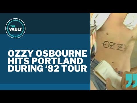 Ozzy Osbourne draws flocks of fans to 1982 Portland concert | KGW Vault