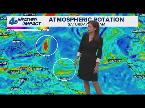 Tuesday Noon Tropics Update: Erin expands, two other disturbances are farther out