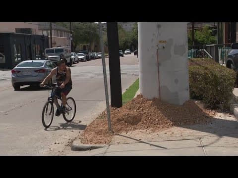 'They're atrocious' |  More complaints about power poles blocking sidewalks in Montrose area