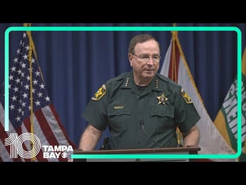 Polk Sheriff Grady Judd details possible link between murder suspect and missing person