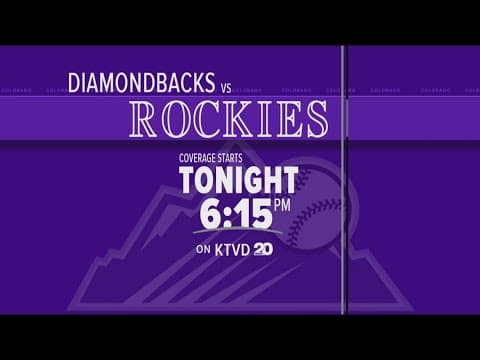 Rockies host Diamondbacks on KTVD Channel 20